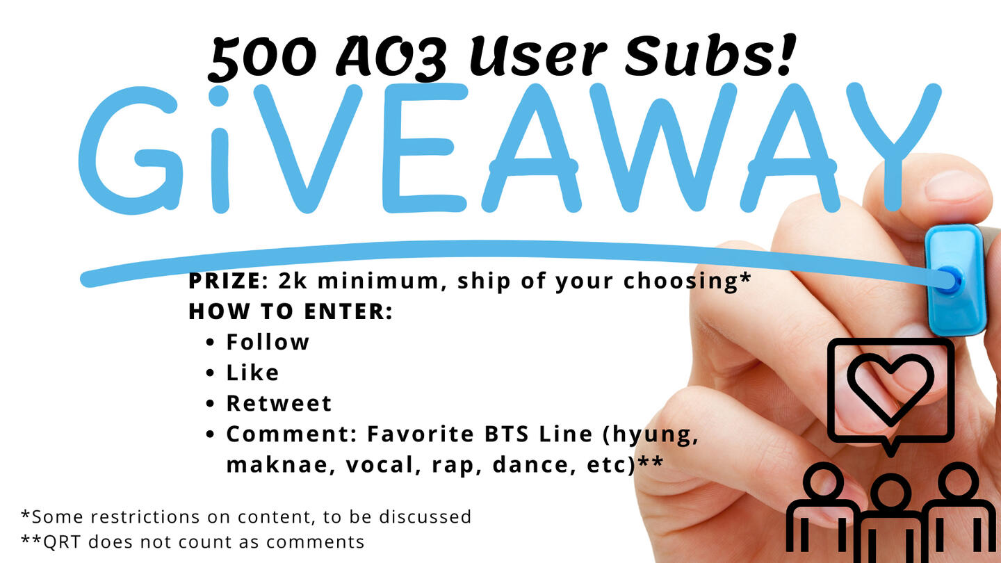 500 User Subs giveaway